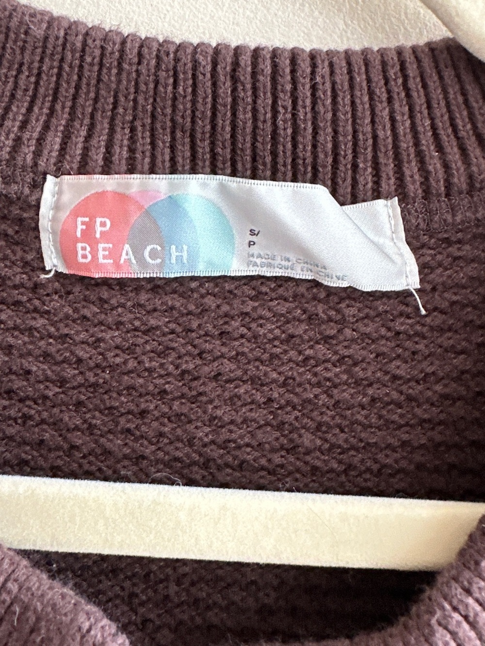 Free People Beach Hailee Sweater Set, Chocolate Brown, Size Small - Picture 4 of 16